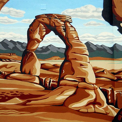 Ode to Arches National Park Mural